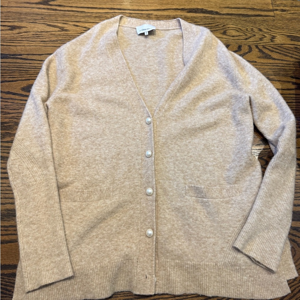 3.1 Phillip Lim Beige Cardigan Sweater